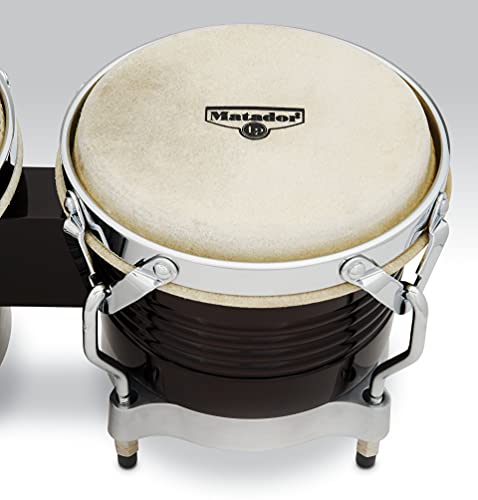 Latin Percussion Matador Wood Bongos - Dark Brown 8.625-inch - Image 3