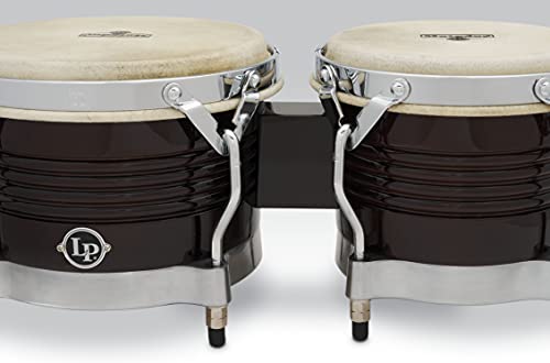 Latin Percussion Matador Wood Bongos - Dark Brown 8.625-inch - Image 2