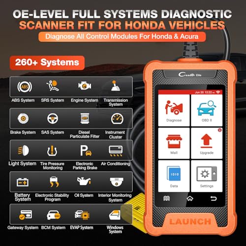 LAUNCH Creader Elite OBD2 Scanner For Honda Acura - Image 2