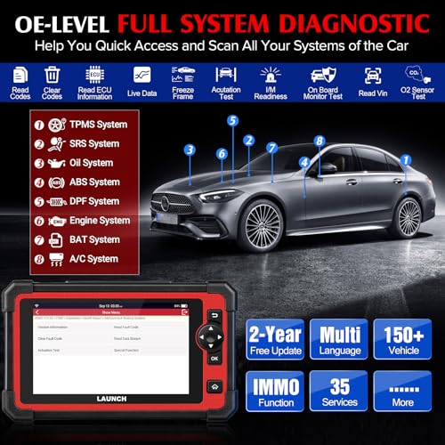 LAUNCH CRP919E Elite OBD2 Scanner, New Bidirectional Tool - Image 4