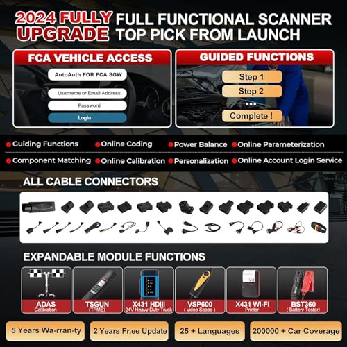 LAUNCH X431 PRO3S+ V5.0 High-End Scanner - Image 5