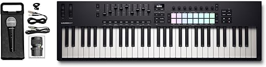 Audiosavings Launchkey 61 MK4 USB MIDI Controller Bundle