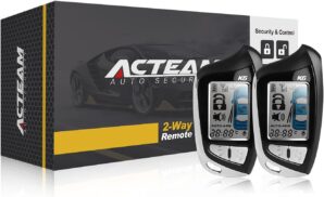 Acteam LCD Car Alarm System With Remote Start
