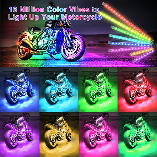 LD DARKEAGLE Motorcycle LED Light Kit With Brake - Image 5
