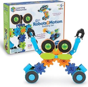Learning Resources Gears! Gears! Gears! Robots In Motion Building Set