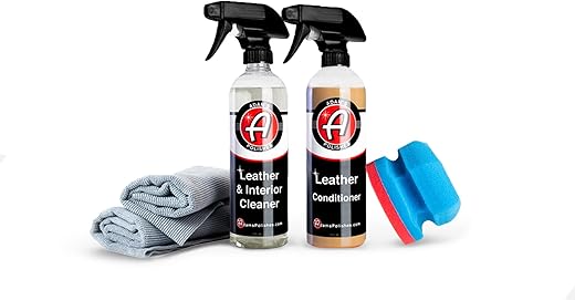 Adam's Polishes Leather Care Kit - Cleaner & Conditioner