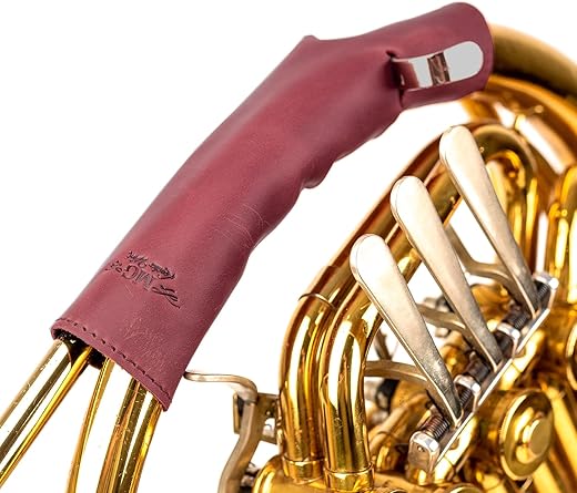 MG Leather Work Leather French Horn Guard Cover (Marsala)