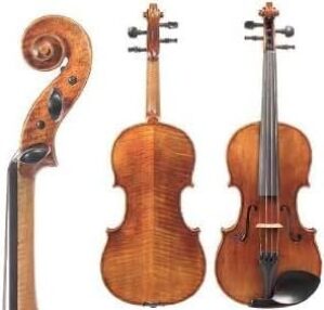 D Z Strad Left Handed Violin with Clear Sound