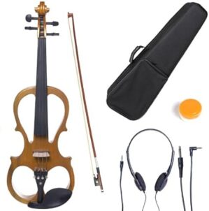 Cecilio Left-Handed Yellow Maple Electric Violin