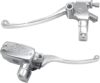 JAVIK Left & Right Brake Master Cylinder Clutch Lever (Chrome)