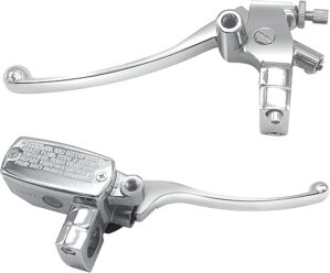 JAVIK Left & Right Brake Master Cylinder Clutch Lever (Chrome)