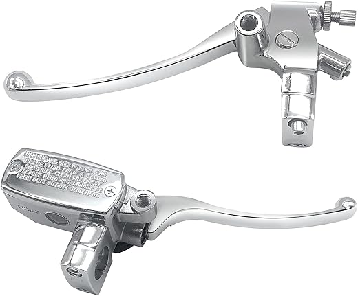 JAVIK Left & Right Brake Master Cylinder Clutch Lever (Chrome)