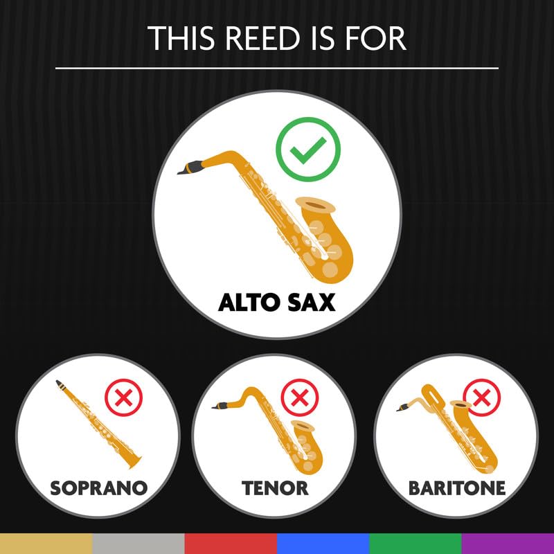 Legere Alto Saxophone Reed, Signature ASG2.50 - Image 2