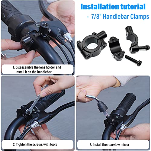 LEIMO KPARTS ATV 360Β° Rear View Mirror Mount - Image 5