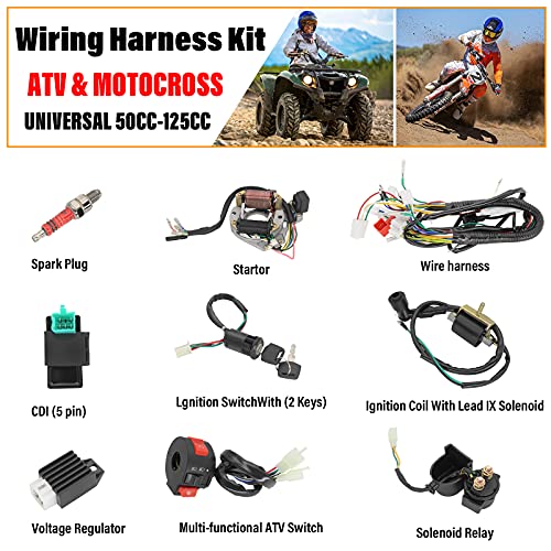LEIMO KPARTS Electrics Stator Coil CDI Wiring Harness - Image 2