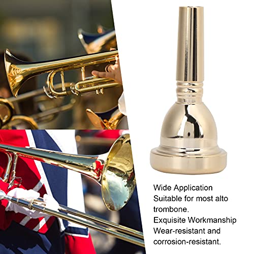 LiebeWH Silver Plated Large Shank Trombone Mouthpiece - Image 4