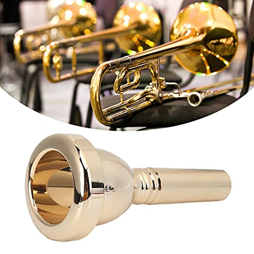 LiebeWH Silver Plated Large Shank Trombone Mouthpiece - Image 5