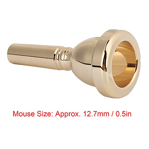 LiebeWH Silver Plated Large Shank Trombone Mouthpiece - Image 2