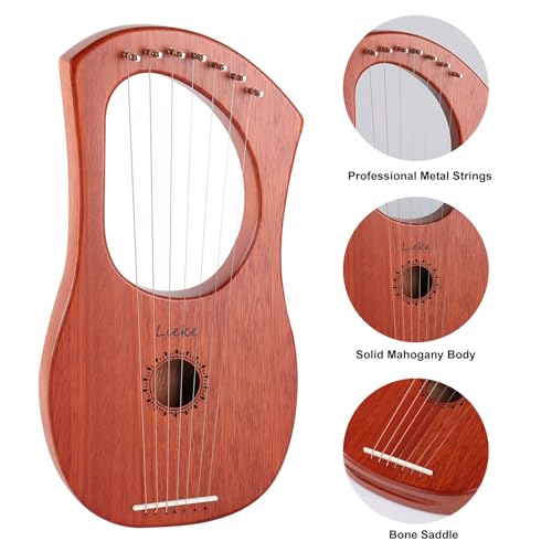 LIEKE 7 String Lyre Harp Instrument Kit - Image 3