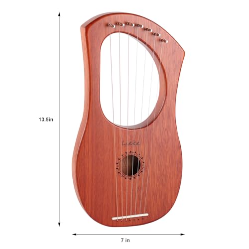 LIEKE 7 String Lyre Harp Instrument Kit - Image 5