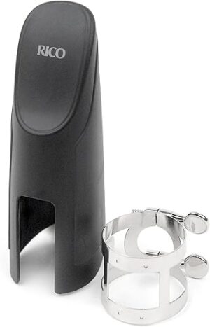 D'Addario Ligature & Cap, Baritone Sax, Nickel