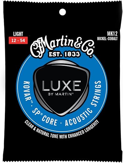 MARTIN Light Nickel-Cobalt Acoustic Guitar Strings