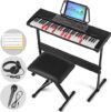 MUSTAR Lighted Keyboard Piano 61 Keys MEKS-700