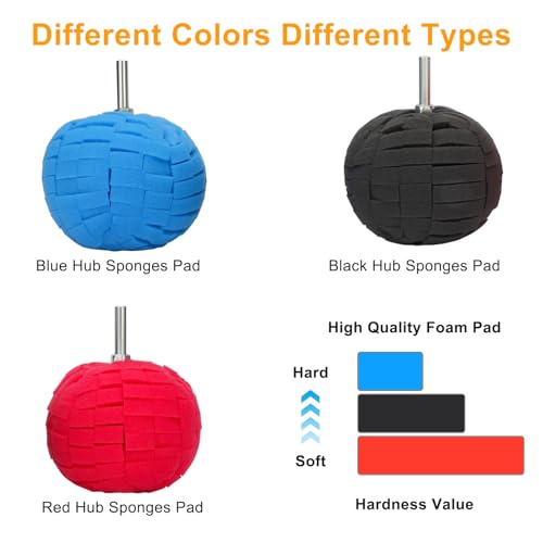 Linkstyle Car Wheel Hub Buffing Sponge Kit - Image 5