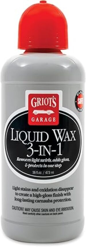 Griot’s Garage Liquid Wax 3-In-1 11013 16oz