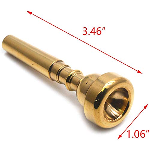 Liyafy Gold Plated Trumpet Mouthpiece 3C 5C 7C - Image 4
