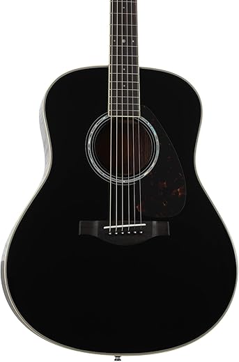YAMAHA LL6 Acoustic-Electric Guitar - Black