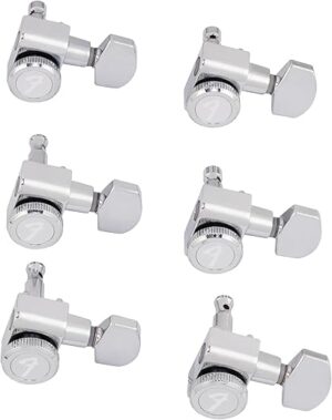 Fender Locking Guitar Tuners, Polished Chrome, Set of 6