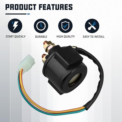 LOCOPOW GY6 Starter Solenoid Relay for ATV Scooter - Image 4