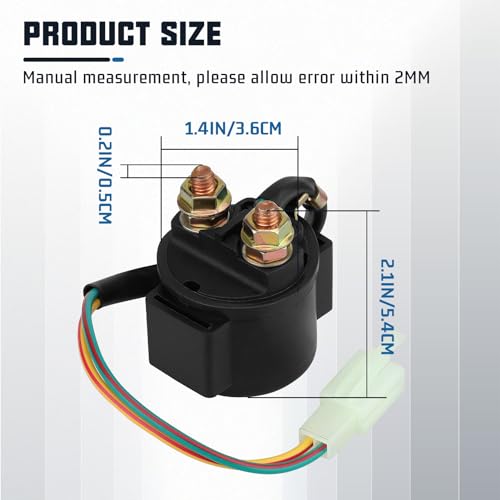 LOCOPOW GY6 Starter Solenoid Relay for ATV Scooter - Image 2