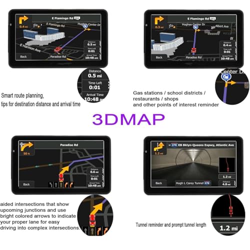 LONGRUF 7 Inch Car GPS With Voice Guidance - Image 5