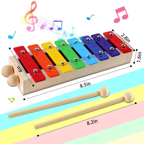 LOOIKOOS Xylophone For Kids With Mallets - Image 5