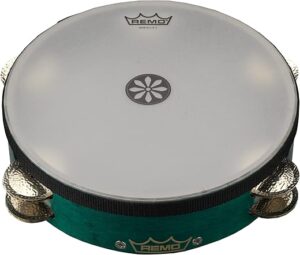 Remo Lotus Tambourine, 10" RENAISSANCE®, German Silver