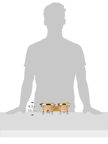 LP LATIN PERCUSSION LPM199-AW Mini Tunable Wood Bongos - Image 5