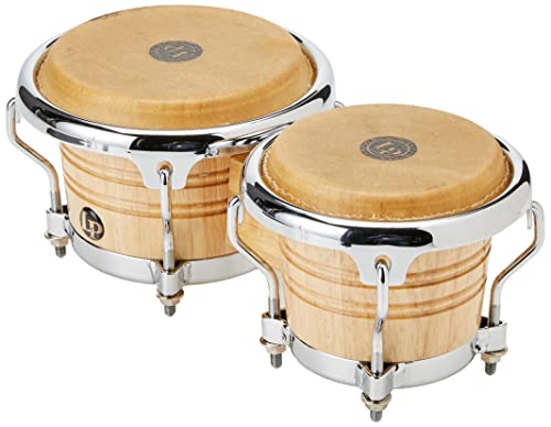LP LATIN PERCUSSION LPM199-AW Mini Tunable Wood Bongos - Image 2