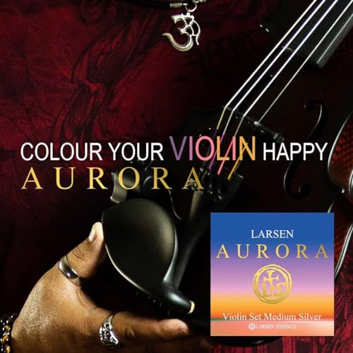 LS Larsen Strings Aurora Violin Strings Set 4/4 Medium - Image 3