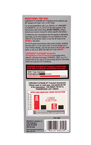Lubegard Platinum Automatic Transmission Fluid Protectant - Image 2