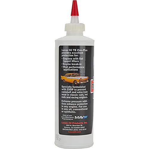 Lucas Oil Engine Break-In Oil Additive 10063 - Image 2