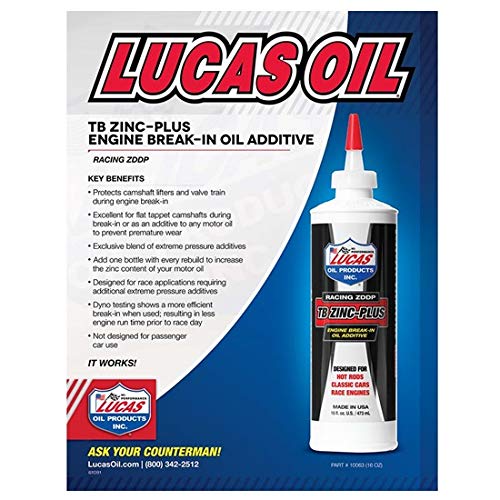 Lucas Oil Engine Break-In Oil Additive 10063 - Image 5