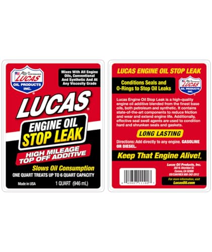 Lucas Oil Engine Oil Stop Leak Additive - Image 2