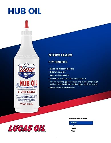 Lucas Oil Hub Oil - 1 Quart 10088 - Image 5