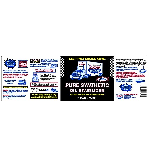 Lucas Oil Pure Synthetic Oil Stabilizer LUC10131 - Image 4