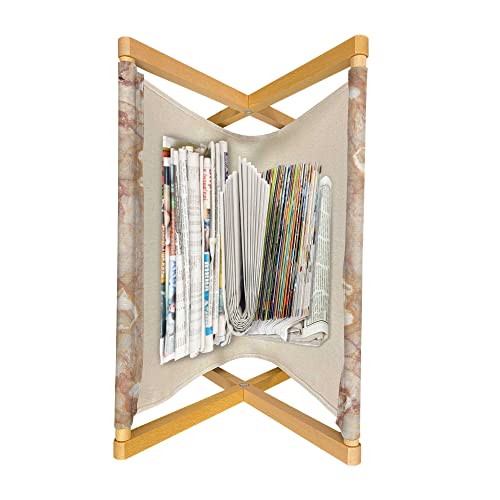 Lunarable Marble Print Magazine And Book Holder - Image 3