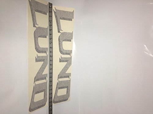 Lund Boat Decals Set, Silver Black Shadowed - Image 2