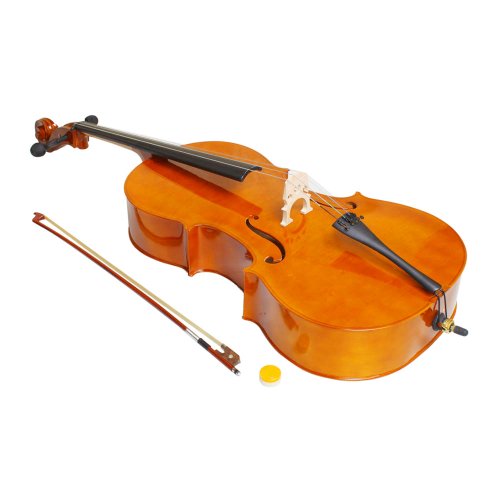 Lykos Professional Wood Acoustic Cello With Case - Image 3