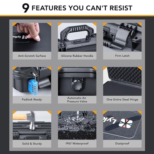 Lykus Waterproof Hard Case HC-5011 With Foam - Image 5